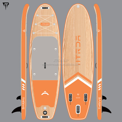 JTRDA thrive 10'8"x35" super wide stand up paddle board inflatable SUP