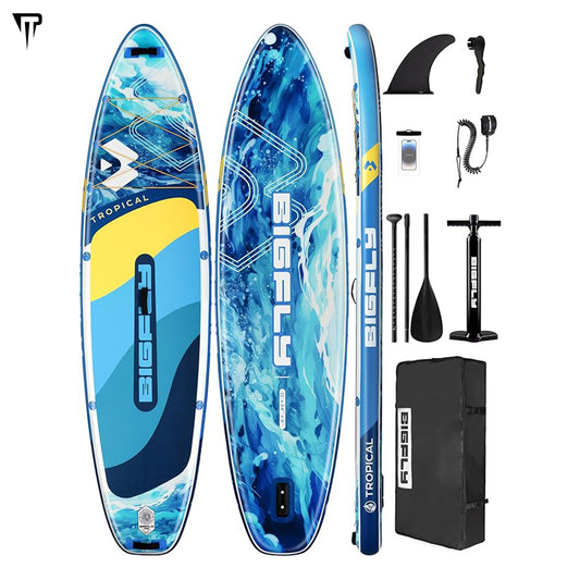 BIGFLY inflatable print blue SUP set 11'