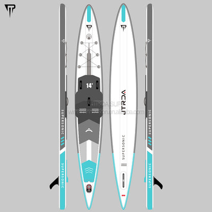 JTRDA Supersonic 14' narrow racing paddle board