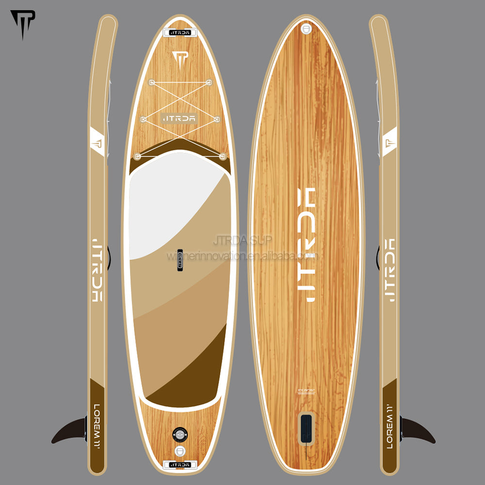JTRDA wood design inflatable sub padel board 11ft