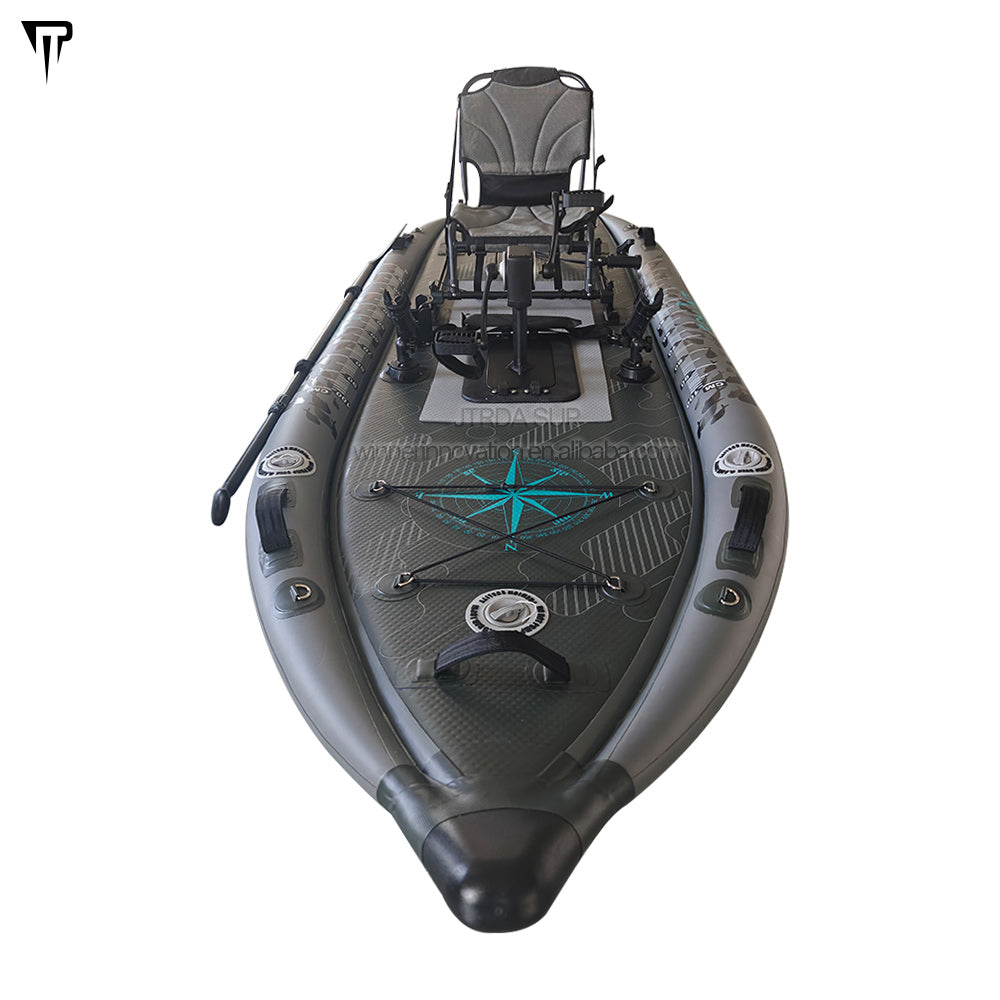 Pedal fishing boat