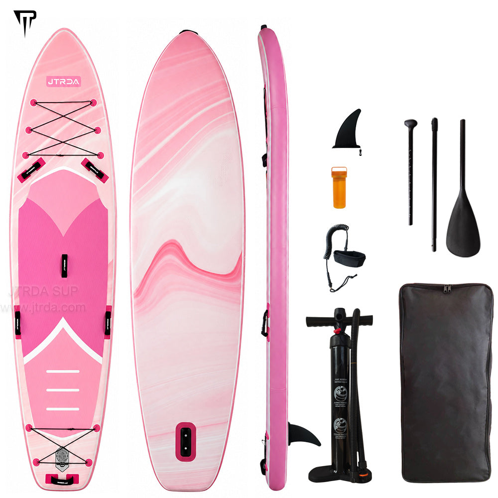 JTRDA 11'6x35"x6" Pink Fluid Design Full set Accessories