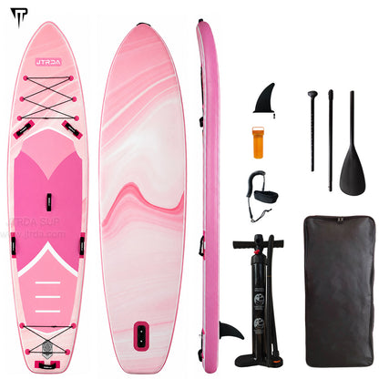JTRDA 11'6x35"x6" Pink Fluid Design Full set Accessories