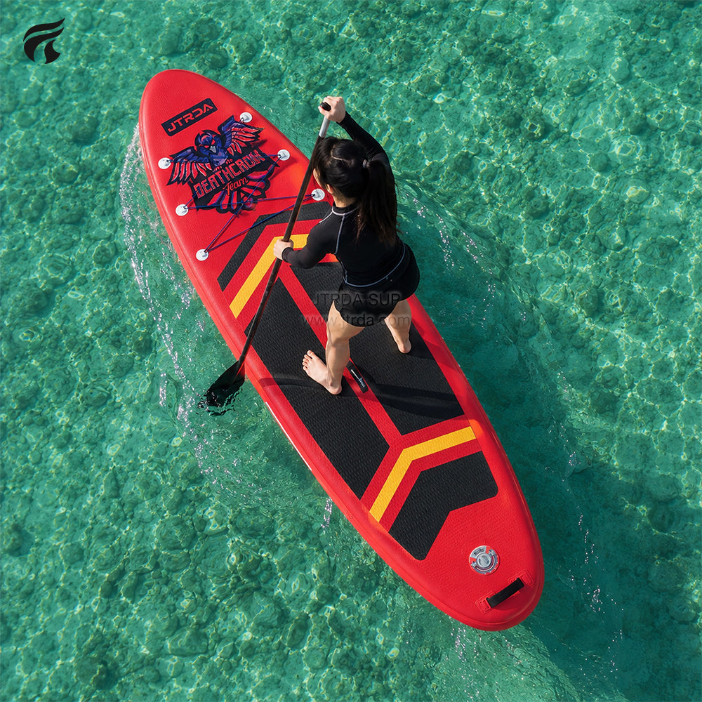 JTRDA 11'x33"x6" Red Color Inflatable Paddle Board In Stock For Sale