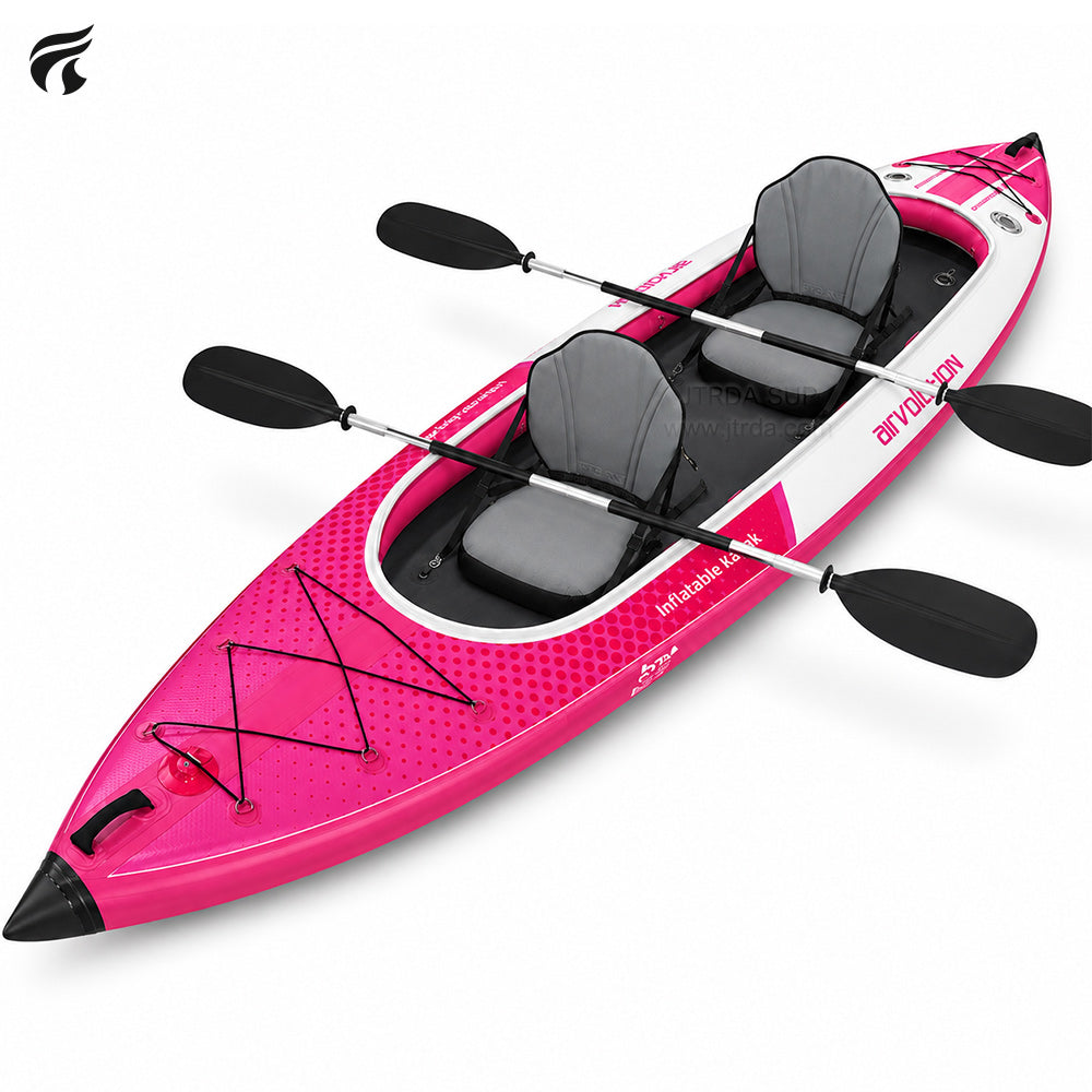 JTRDA Inflatable 2 Person Patent Drop Stitch Kayak Full set