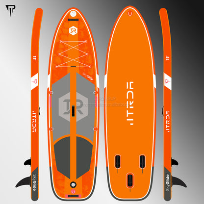 JTRDA 11FT Super Wide 89cm Width Super Stable Inflatable Paddle Board