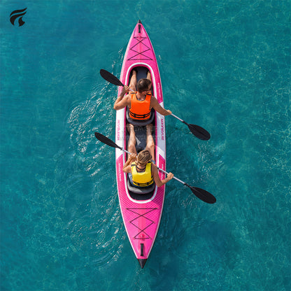 JTRDA Inflatable 2 Person Patent Drop Stitch Kayak Full set