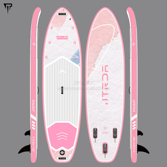 JTRDA 11'x34"x6" paint deisgn inflatable stand up paddle board SUP