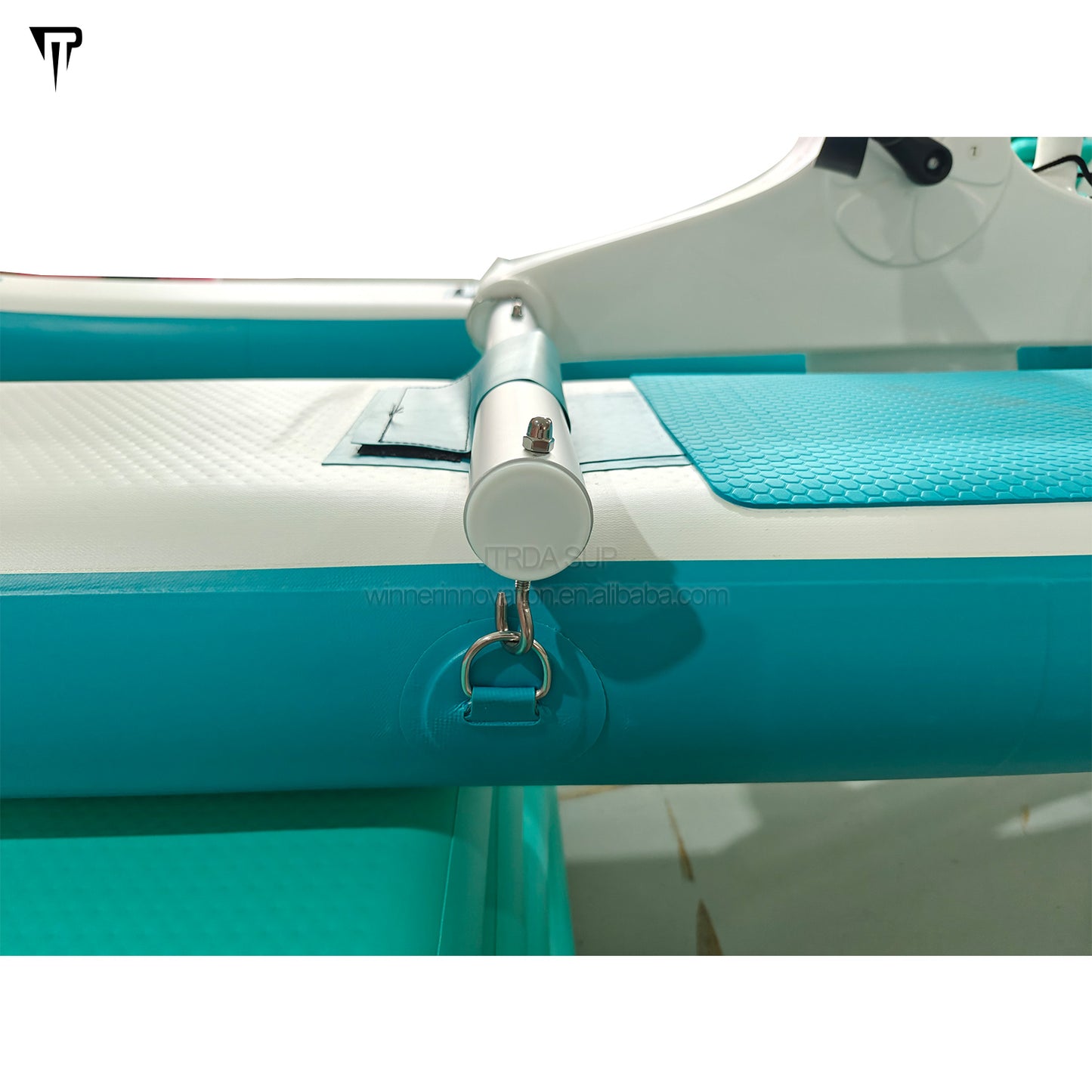 JTRDA充气水上脚踏自行车套装，适合1人或2人使用