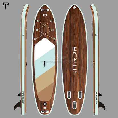 JTRDA wood design inflatable SUP 11ft/11.6ft