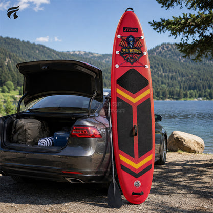 JTRDA 11'x33"x6" Red Color Inflatable Paddle Board In Stock For Sale
