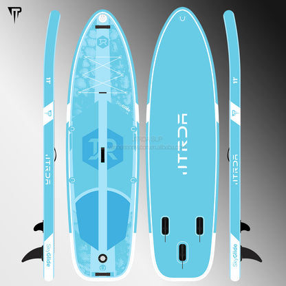 JTRDA 11FT Super Wide 89cm Width Super Stable Inflatable Paddle Board
