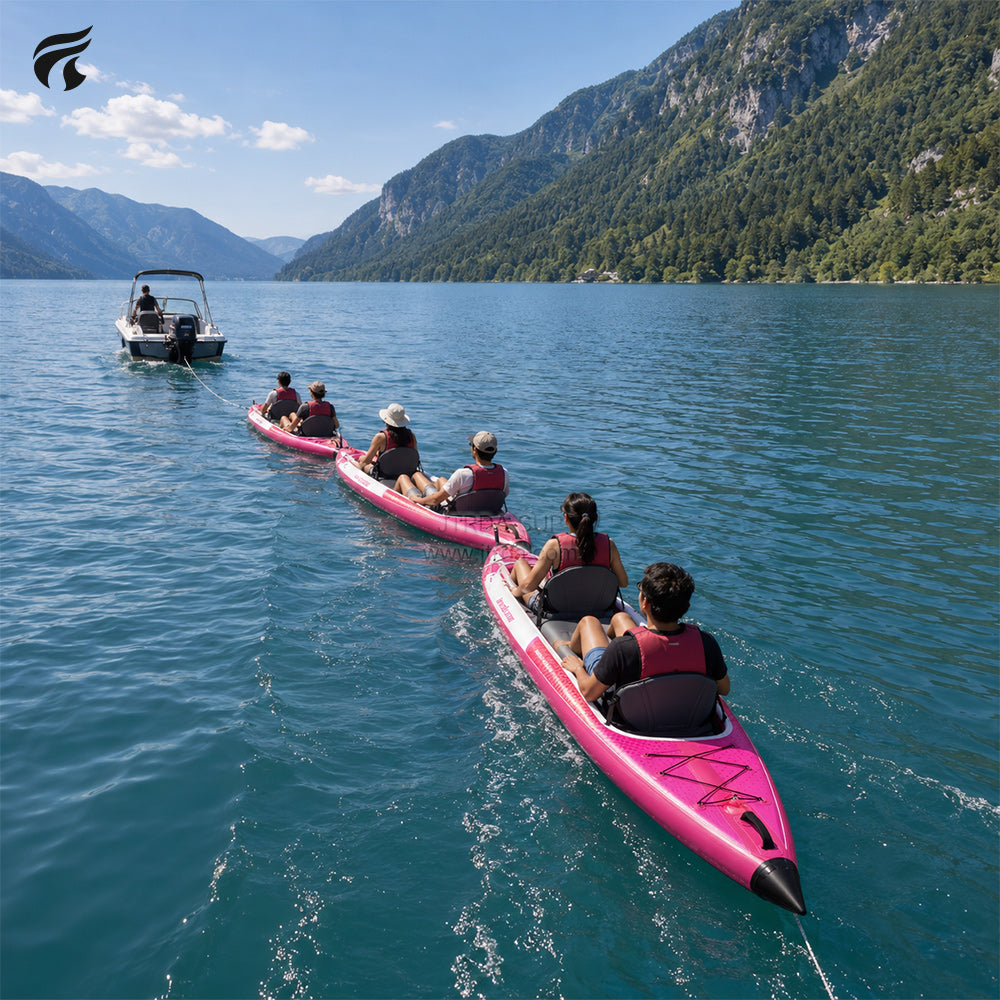 JTRDA Inflatable 2 Person Patent Drop Stitch Kayak Full set