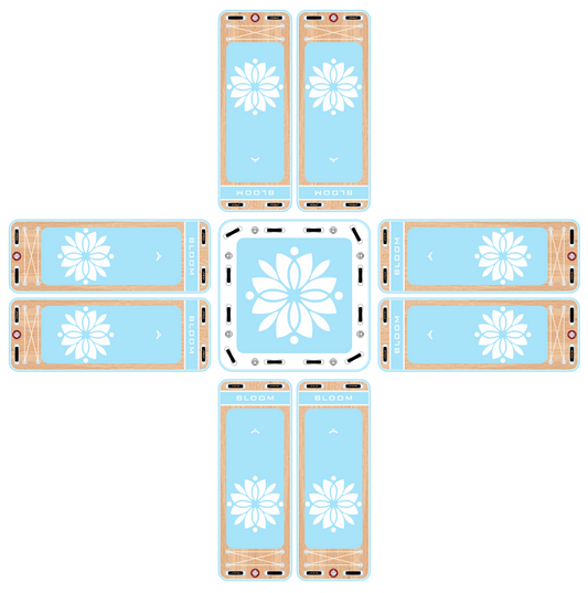 JTRDA water yoga traning mat 8+1 floatable center platform