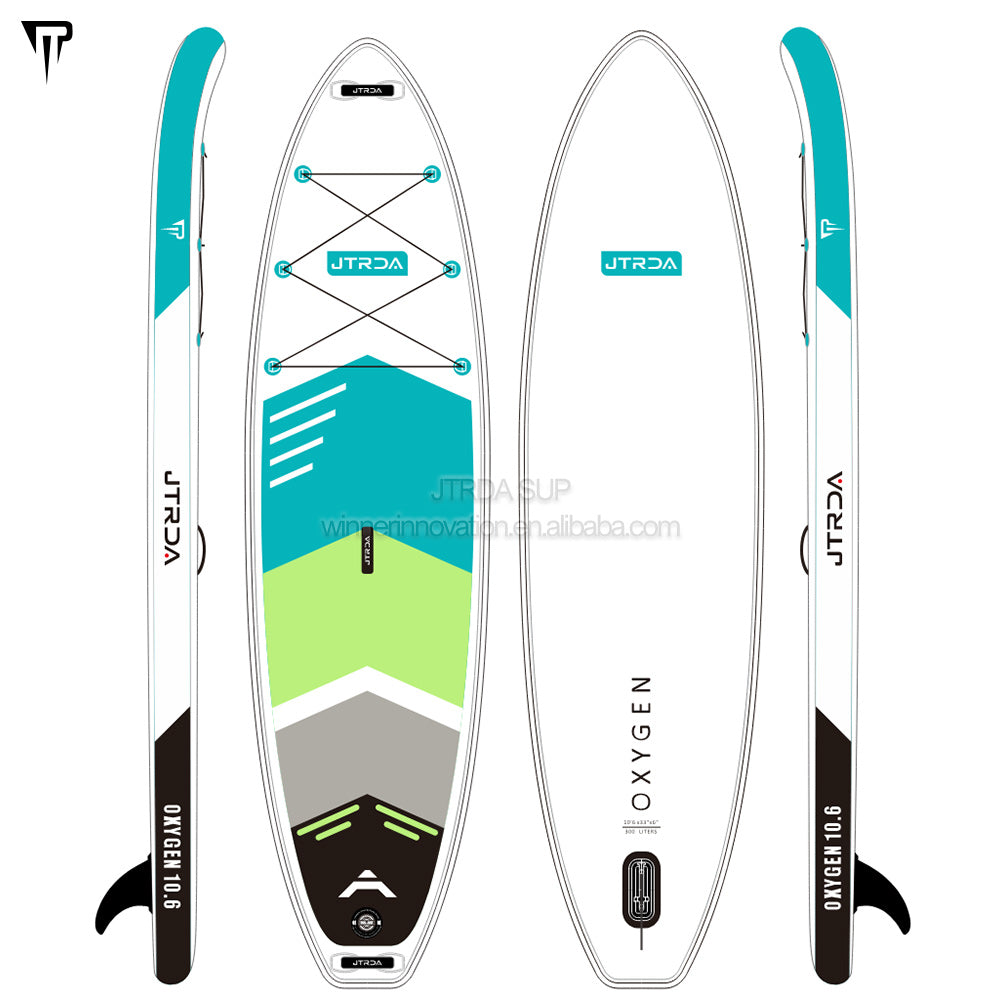 Planche de paddle gonflable JTRDA en bois Oxygen 10'6"
