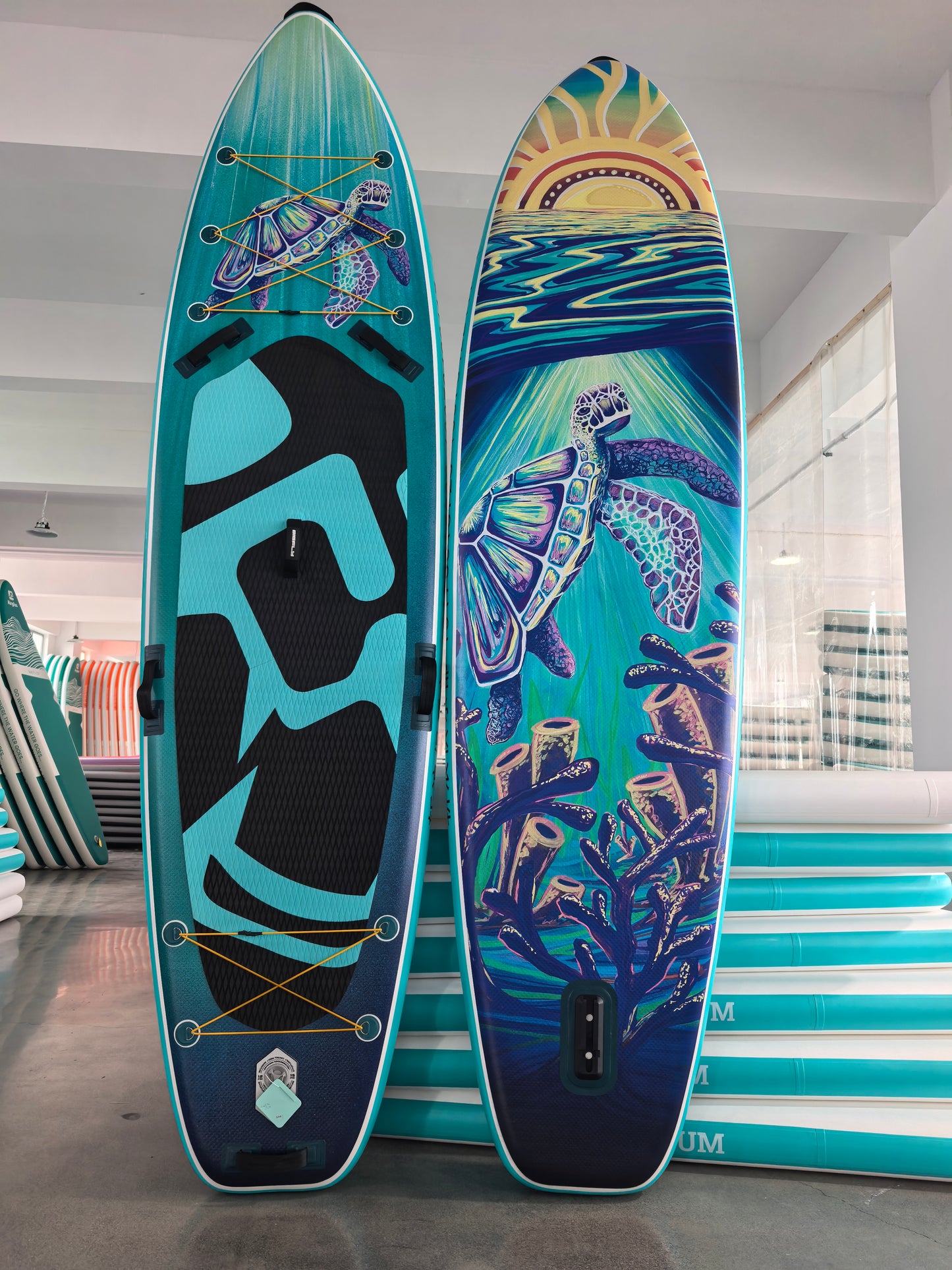 JTRDA 11'6x35"x6" Sea Turtle design 10pcs left