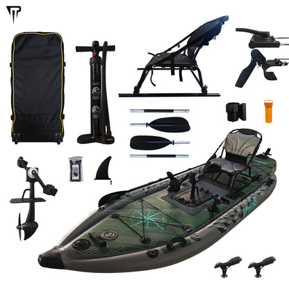 JTRDA 2026 New 350cm Pedal propeller fishing kayak in stock