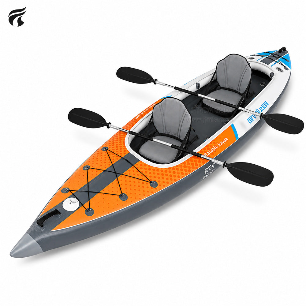 JTRDA Inflatable 2 Person Patent Drop Stitch Kayak Full set