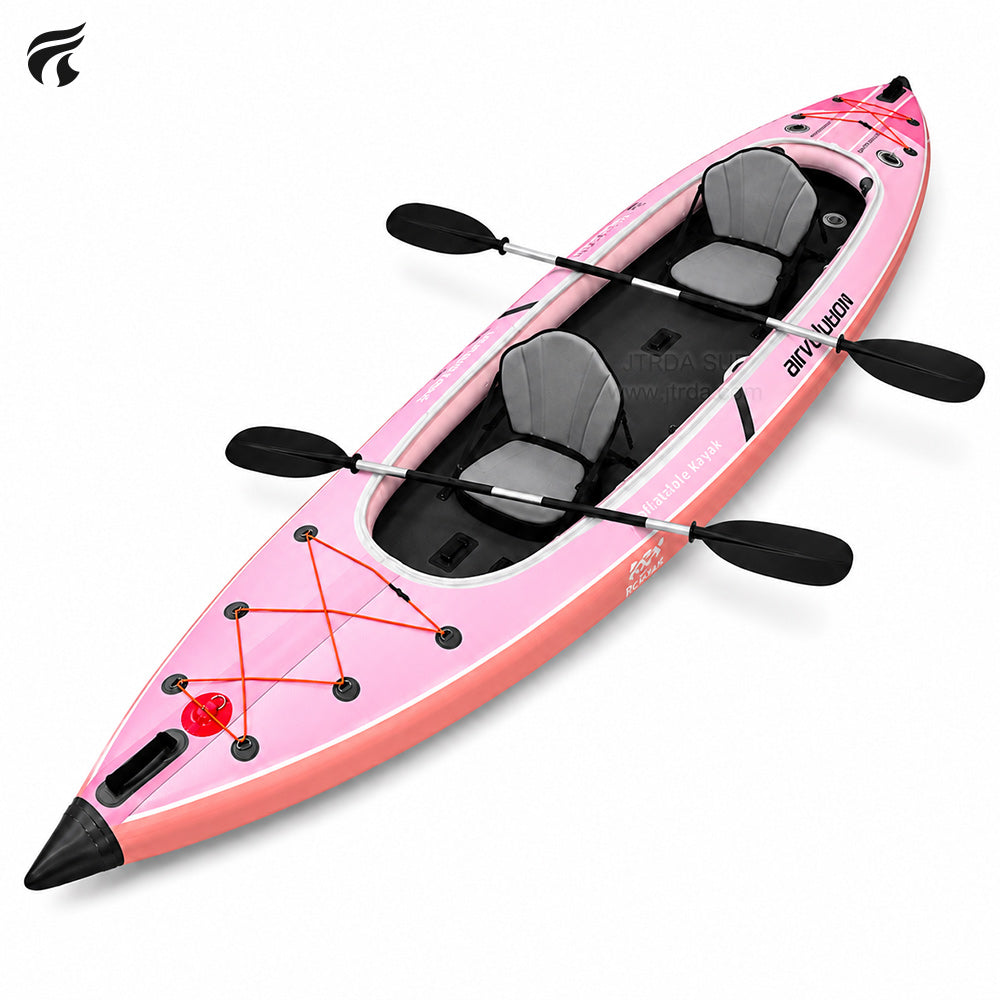 JTRDA Inflatable 2 Person Patent Drop Stitch Kayak Full set