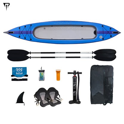 JTRDA Inflatable Two Person Drop Stitch Kayak