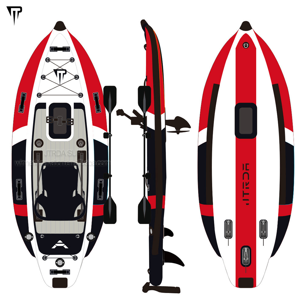 Pedal kayak touring