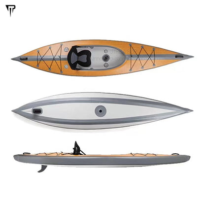 JTRDA Inflatable Wooden Drop Stitch Kayak