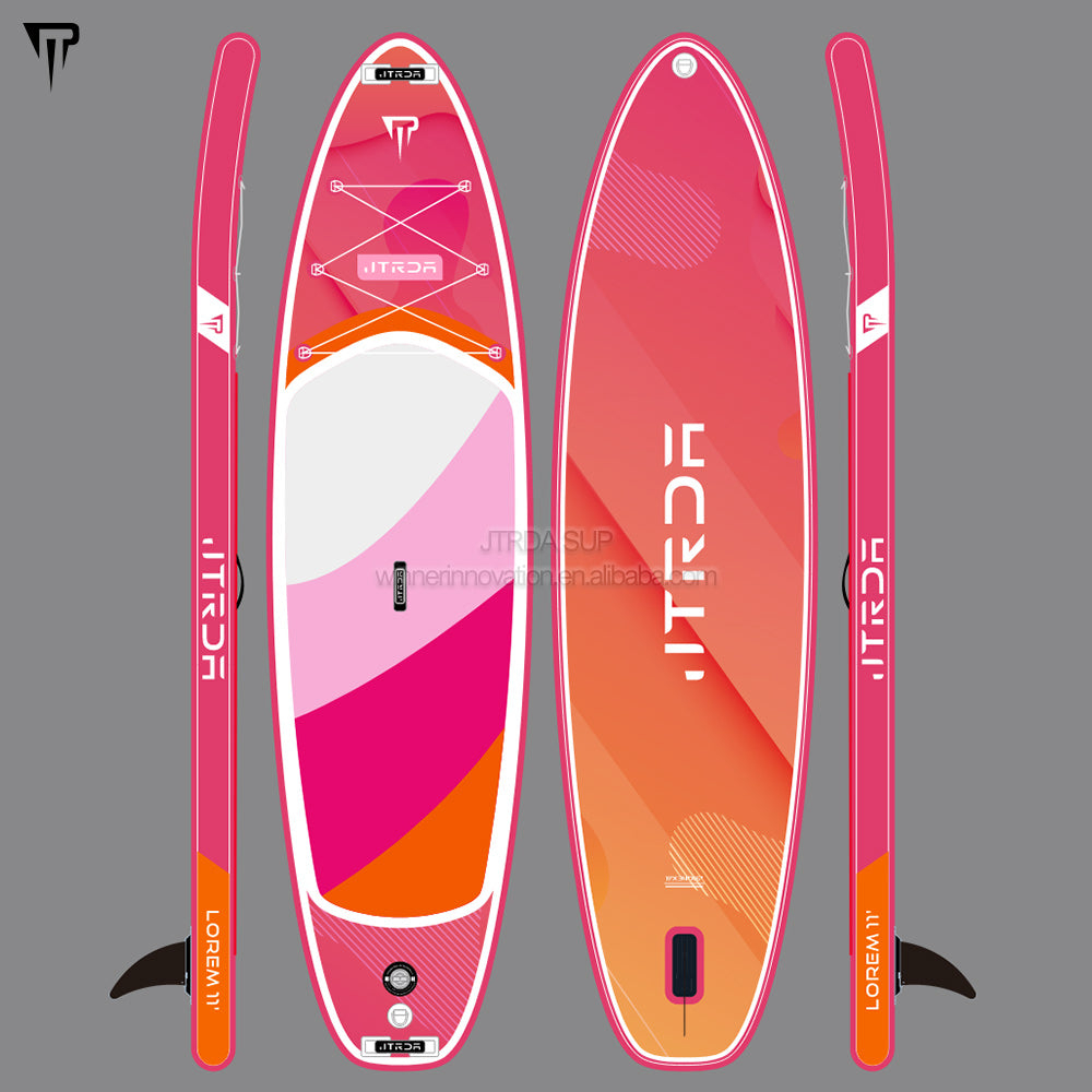 JTRDA pink paddle board inflatable 11'