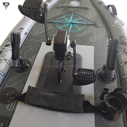 Pedal fishing boat