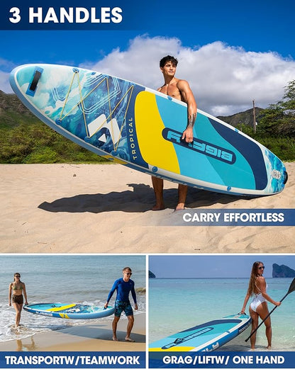 BIGFLY inflatable print blue SUP set 11'