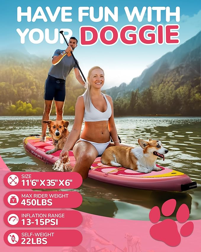 BIGFLY Pet SUP Pink 11'6
