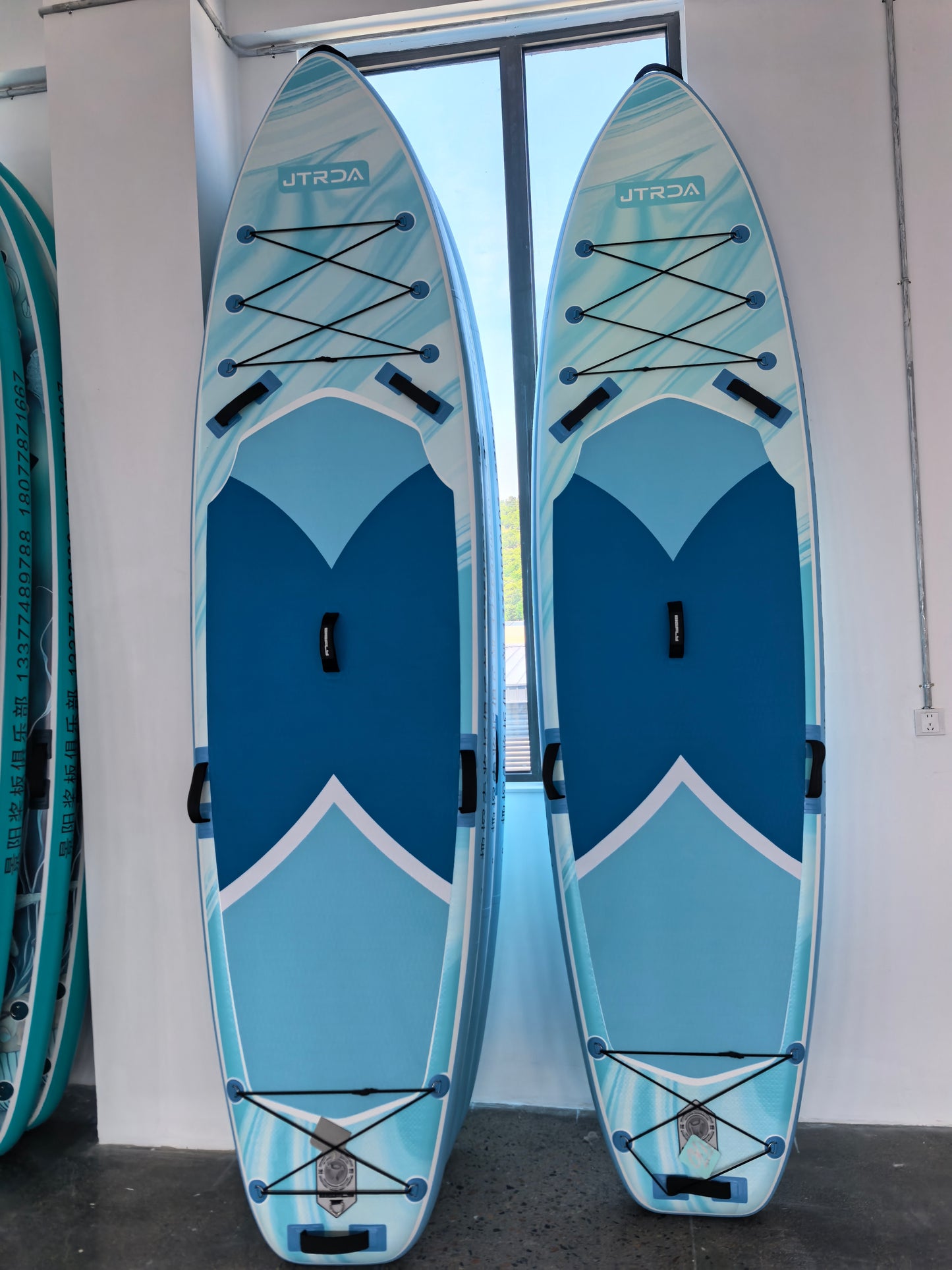 JTRDA 11'6x35"x6" Blue Fluid 7pcs left