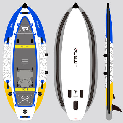 JTRDA INFLATABLE FISHING SUP pedal BOAT