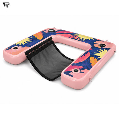JTRDA Inflatable Drop Stitch Water Sofa Floating Chair with Cup Holder