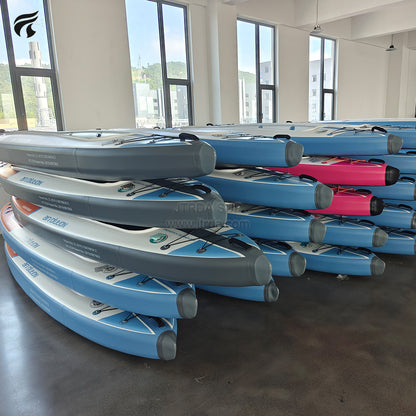JTRDA Inflatable 2 Person Patent Drop Stitch Kayak Full set