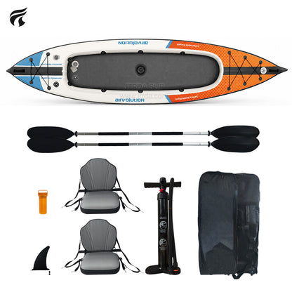 JTRDA Inflatable 2 Person Patent Drop Stitch Kayak Full set