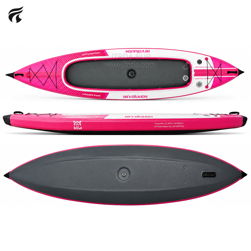 JTRDA Inflatable 2 Person Patent Drop Stitch Kayak Full set
