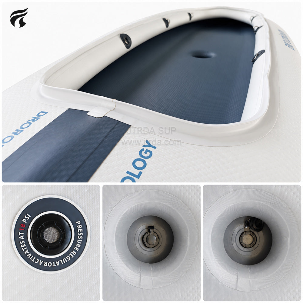 JTRDA Inflatable 2 Person Patent Drop Stitch Kayak Full set