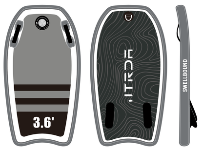 JTRDA 3.6ft Inflatable Bodyboard Drop Stitch Surfboard