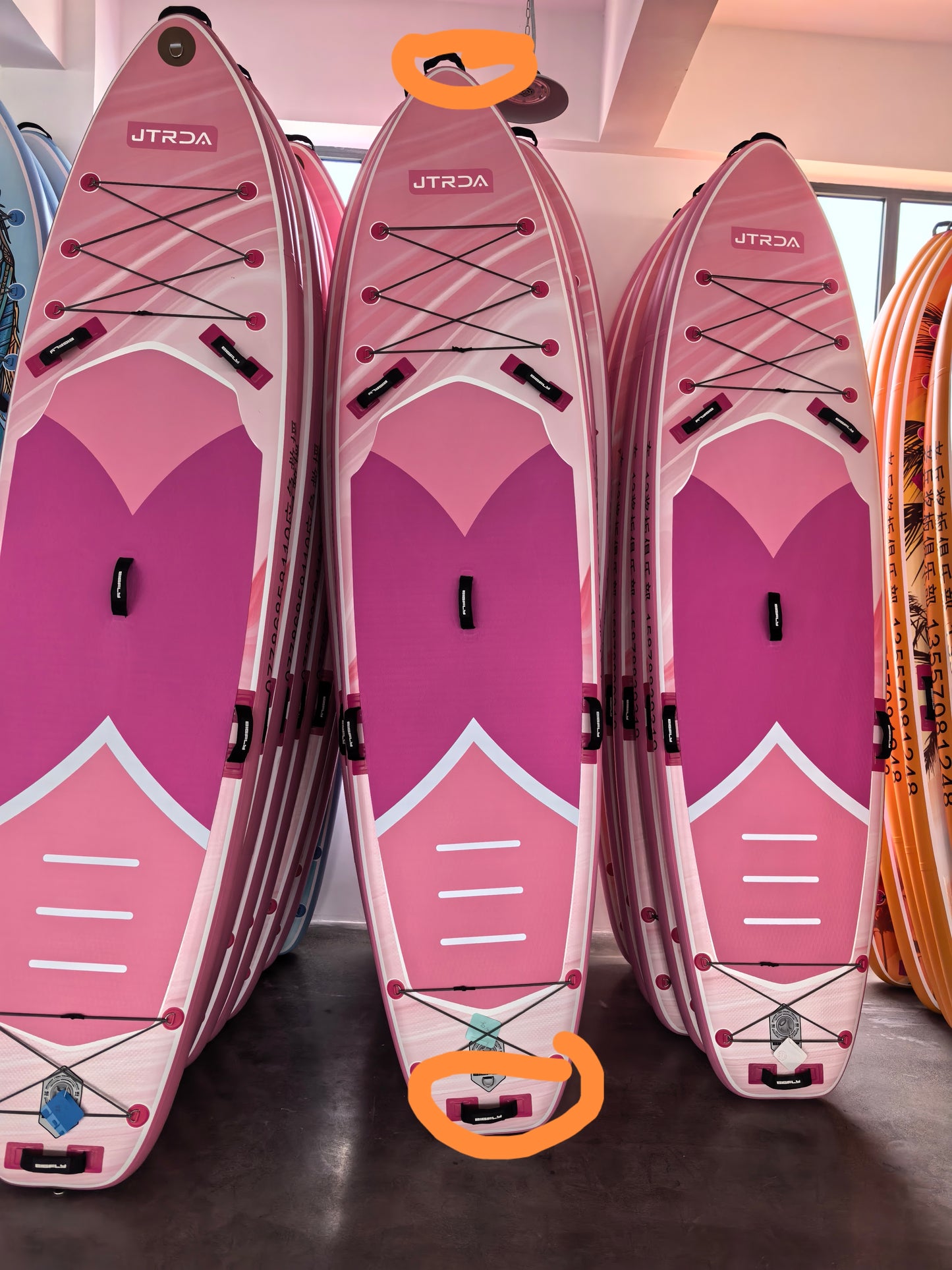 JTRDA 11'6x35"x6" Pink Fluid 7pcs left