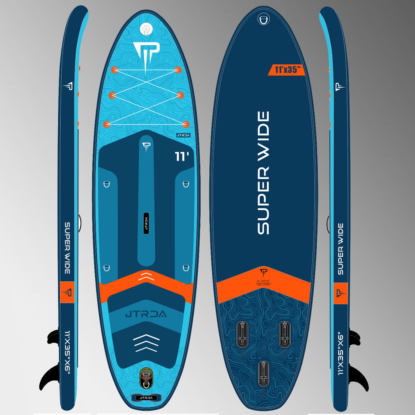 JTRDA SUPER WIDE SERIES 11'X35"X6" INFLATABLE SUP SET