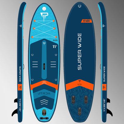 JTRDA SUPER WIDE SERIES 11'X35"X6" INFLATABLE SUP SET